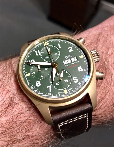 iwc iw326802|iwc spitfire chronograph bronze.